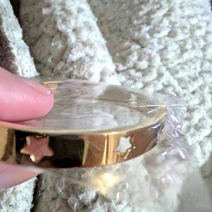 NWT Gold plated stars cuff bracelet